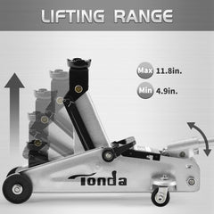 TONDA hydraulic ram detail illustrating smooth controlled lifting
