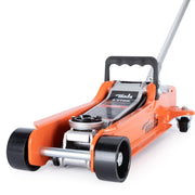 TONDA front view of low profile jack showing compact stance and sturdy base