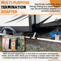 TonGass adapter rotation demo in hand illustrating easy alignment and twist-on benefit