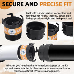 TonGass threaded termination detail for reliable plumbing connection