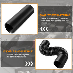 Tongze fully extended 40 inch pipe displayed to show adjustable length benefit for customization