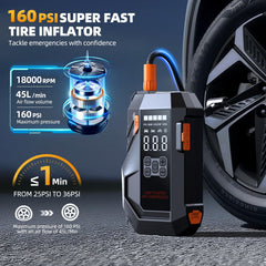 TONTONJIA smart jump cables and clamps for safe battery starts