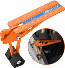 TOOENJOY front view hooked on door latch providing safe rooftop access