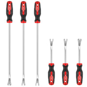 TOOLEAGUE kit front view showing six trim removal tools and organized layout, professional convenience