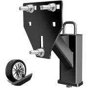 toolhoper front view in stake pocket showing secure mount and durability