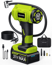 TOOLPUMDE front view showing compact design and quick access controls for convenience