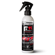 TopCoat bottle front label showing product name and size, brand clarity benefit