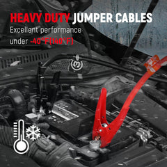 TOPDC clamp close-up with serrated jaws providing secure battery connection