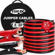 TOPDC large clamps gripping battery terminals for secure connection benefit