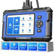 TOPDON AD600S front panel showing screen and housing for quick diagnostics
