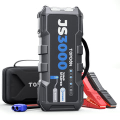 TOPDON JS3000 front view showing rugged case and display, ready for heavy vehicles