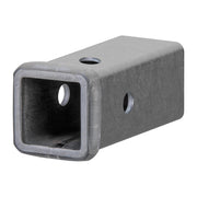 TOPICK front view weld-on receiver showing standard 2 inch opening and fit benefits