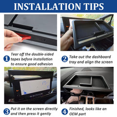 TOPINSTALL close-up of tray texture and anti-slip inserts for secure hold