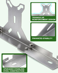 Toplamper dual tape measures detail, precise dual readings for comparison
