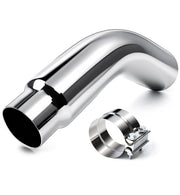 Toplamper front angle view showing polished chrome finish and bold styling benefitting truck appearance