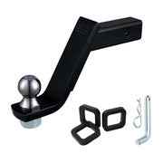 TOPSHINE front view of ball mount showing ready-to-use convenience