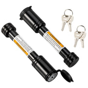 TOPSHINE hitch lock front view showing solid steel construction and secure design