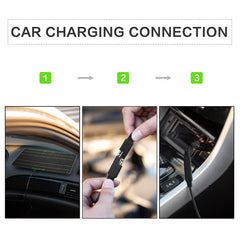 Topsolar cigarette lighter plug connected in vehicle socket, easy quick setup