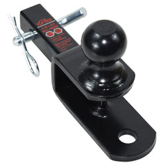 TOPTOW front view showing ball mount and versatile connections for easy towing