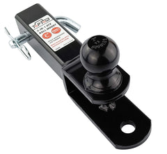 TOPTOW front view of ball mount showing all coupling options and versatility