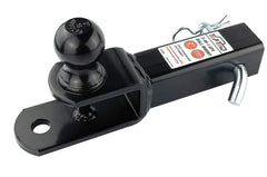 TOPTOW close-up of welded 2-inch tow ball showing secure durable connection