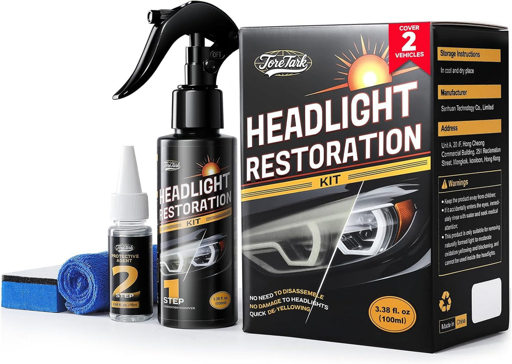 toretark front packaging showing kit contents and benefit of easy restoration