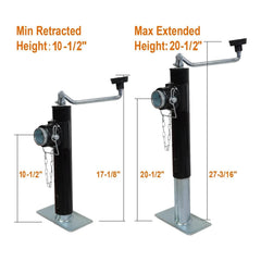 Torin close-up of wind handle and gear for smooth cranking and easy operation