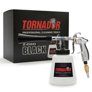 Tornador Black front view showing gun shape and rugged body for professional handling