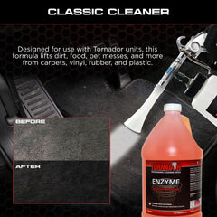 Close-up of Tornador bottle texture and cap, highlighting durable packaging benefit