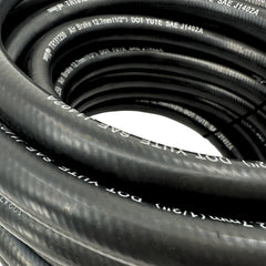 Torque trimmed hose end with thread fitting demonstrating easy cut-to-length installation