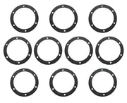 Torque front view of 6-hole hubcap gasket showing correct fit and alignment