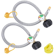tottist front view hose assembled showing QCC1 and 1/4" fittings benefit quick hookup