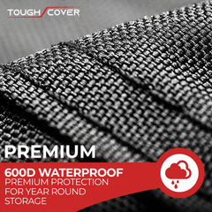 Tough Cover elastic hem detail showing snug fit advantage