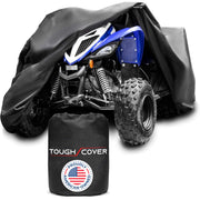 Tough Cover front view on ATV showing full coverage and protection