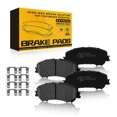 TOVASTY front pads packaging showing product and fitment details for quick identification