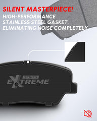 TOVASTY brake pad installed on a Nissan Rogue wheel demonstrating cleaner appearance benefit
