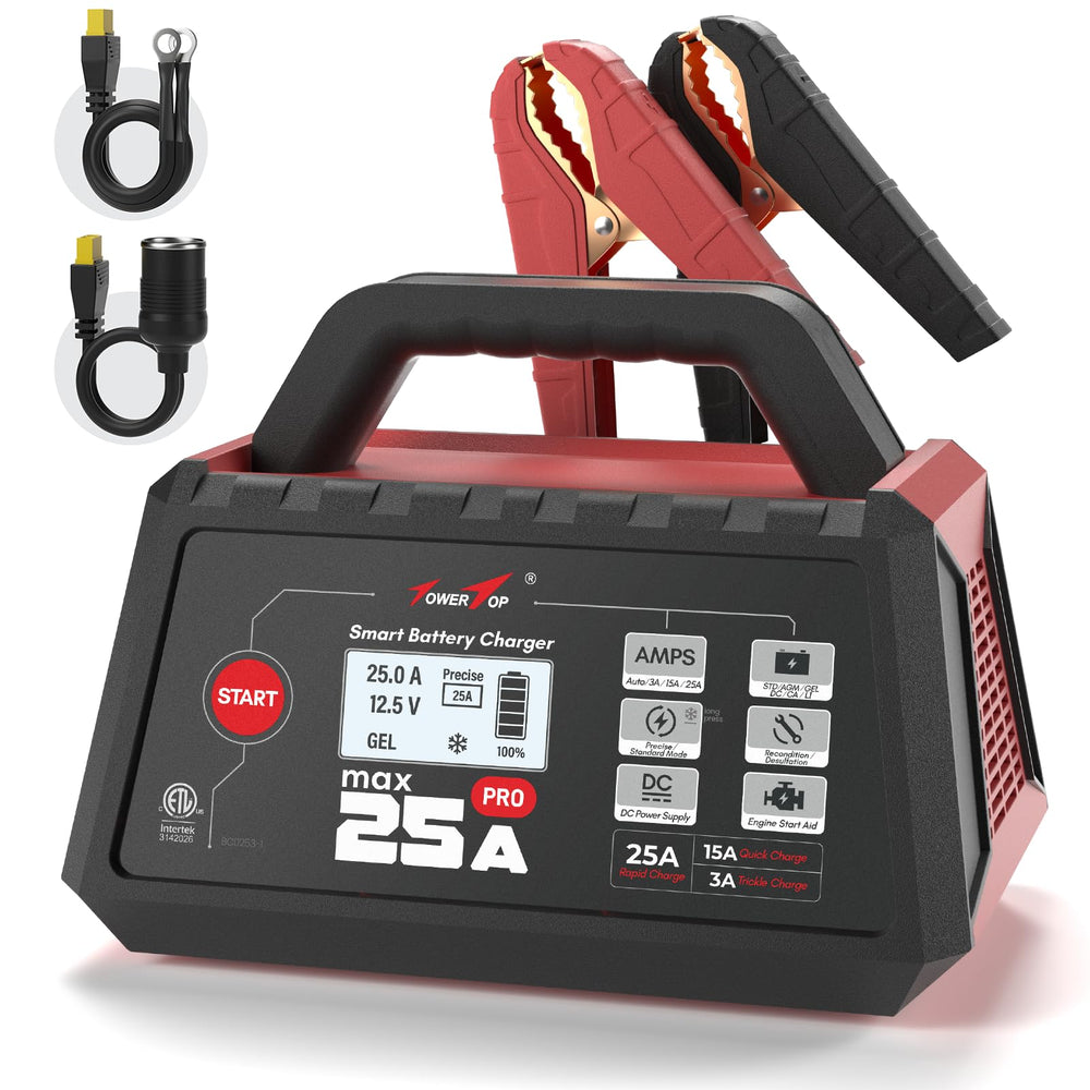 TowerTop front panel showing controls and ports for versatile charging