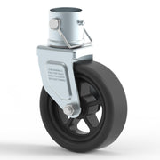 TOWKING front view of caster assembly showing solid fit and durability