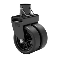 TOWKING front view of entire caster assembly showing durable build and easy fit
