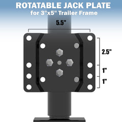 TOWKING handle with strap secured for safe transport and compact storage