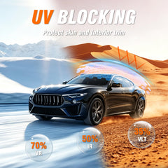 TOYOCO ceramic film close-up showing scratch-resistant texture and durability