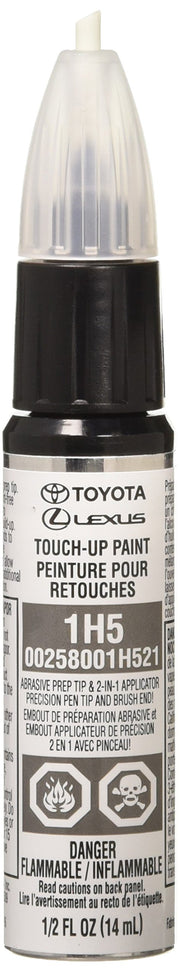 Toyota Genuine 1H5 paint pen front packaging showing label and brush cap for easy touch-ups
