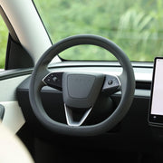 TPARTS front view of cover on steering wheel showing sleek fit and protection