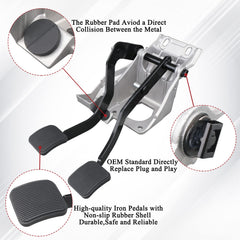 TQPONLY bracket installed under dash showing restored pedal function