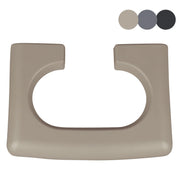 TQPONLY front view of tan center console pad showing factory fit and improved look