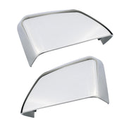 TQPONLY front view chrome mirror caps showing polished finish and OEM fit benefit