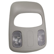 TQPONLY front view of overhead console showing clean factory-style fit and improved lighting