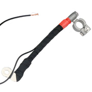TQPONLY front view of replacement battery cable showing full assembly and fitment benefit