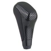 TQPONLY front view of shift knob showing carbon fiber style finish and improved grip