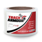 TRACK ARMOUR front roll packaging showing product branding and size benefits